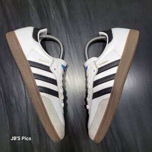 Adidas Samba ADV OG Originals Skateboarding Shoe Sneakers White Black Gum Men's